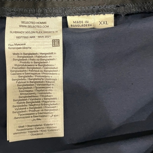 Selected Homme Dark Blue Men’s Shorts - Picture 9 of 9